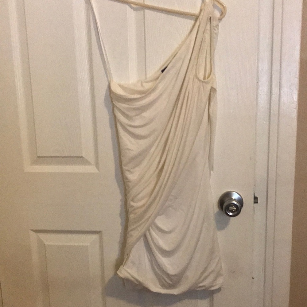 BCBG Sexy one shoulder mini dress